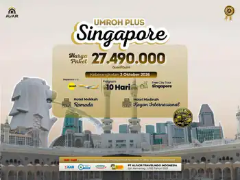 Paket Umroh 3 Oktober 2026 Scoot 10 Hari - 03 Oktober 2026