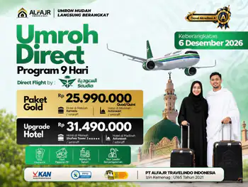 Paket Umroh 6 Desember Sv 9h - 06 Desember 2026
