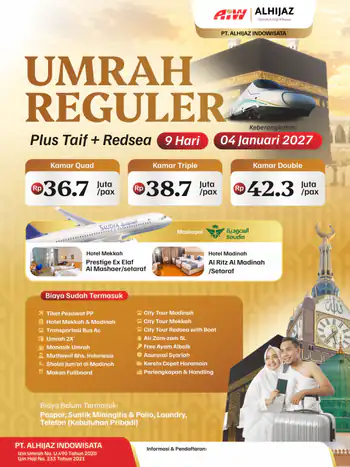 Plus Taif + Redsea 9hr ( Kereta Cepat)