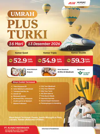Plus Turkey 16hr ( Kereta Cepat)