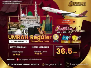 Reguler 12 Day 5 Oktober 2026 (Inc Pasport + Vaksin ) Tl Selci (05 Oktober 2026)