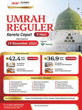 Reguler 9hr (Kereta Cepat)