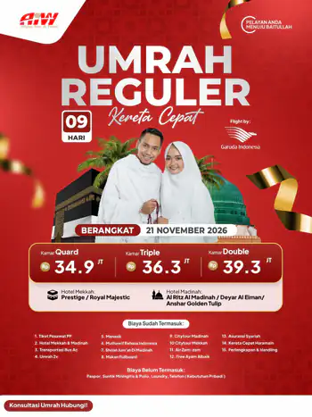 Reguler 9hr ( Kereta Cepat)