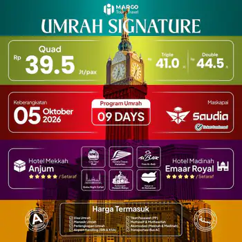 Signature Umrah 09 Hari 05 Oktober 2026