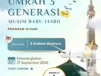 Umrah 3 Generasi Hemat 27 September 2026 ( 12 Hari )