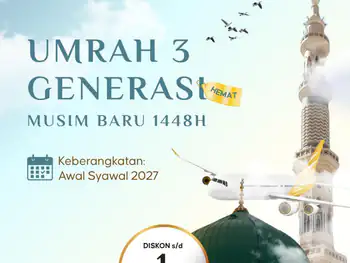 Umrah 3 Generasi Hemat Syawal 1448 H ( 9 Hari )