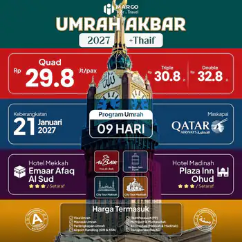 Umrah Akbar Plus Thaif 21 Januari 2026