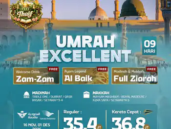 Umrah Excellent 9 H By Sv/ga