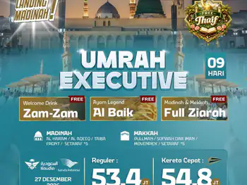 Umrah Executive  9 H By Sv / Ga (Landing Madinah )