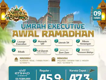Umrah Executive Awal Ramadhan 9 H By Ey