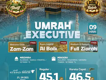 Umrah Executive + Kereta Cepat 9 H By Ey / Wy