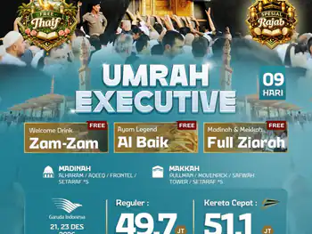 Umrah Executive + Kereta Cepat 9 H By Ga