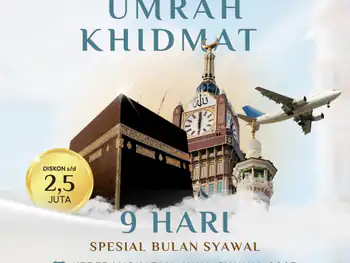 Umrah Khidmat Awal Syawal 1448 H ( 9 Hari )