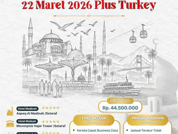 Umrah Khidmat Plus Turki Awal Syawal 1447 H
