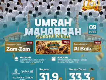 Umrah Mahabbah 9 H By Ek / Qr (Spesial Milad)