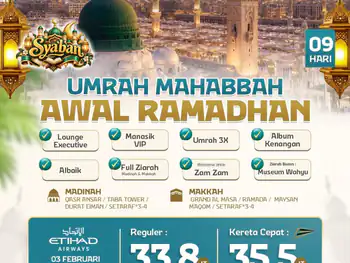 Umrah Mahabbah Awal Ramadhan   09 H By Ey ( Sya'ban )