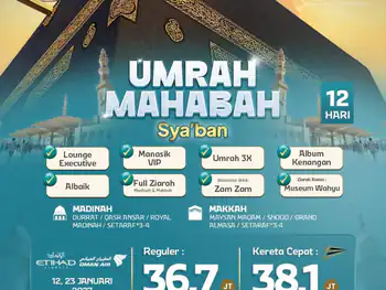 Umrah Mahabbah +Kereta Cepat 9 H By Ga / Sv ( Sya'ban )