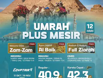 Umrah Plus Mesir  12 H By Ms (Liburan Sekolah )