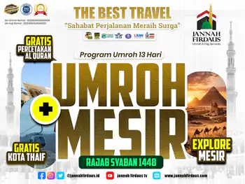 Umrah Plus Mesir Akhir Tahun /Rajab Sya'ban - 25 Desember 2026