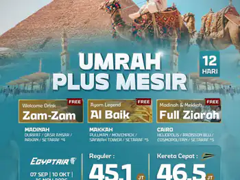 Umrah Plus Mesir + Kereta Cepat 12 H By Ms