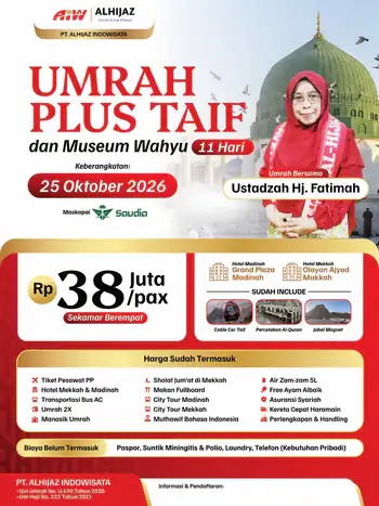 Umrah Plus Taif+museum Wahyu 11hr