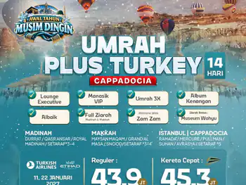 Umrah Plus Turkey Cappadocia 14 H By Tk / Ey *3