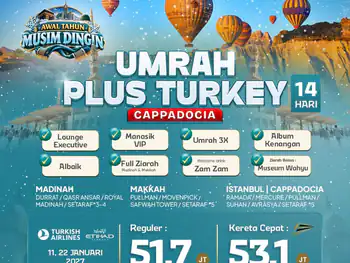 Umrah Plus Turkey Cappadocia 14 H By Tk / Ey *5