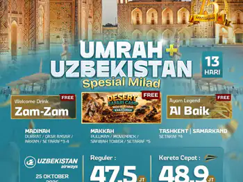Umrah Plus Uzbekistan 13 H By Hy ( Spesial Milad Exe)