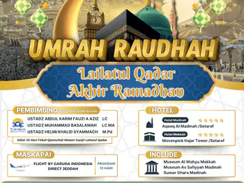 Umrah Raudhah Akhir Ramadhan 1446 H