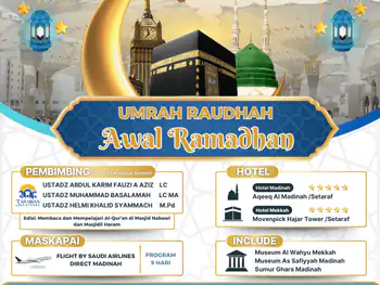 Umrah Raudhah Awal Ramadhan 1446