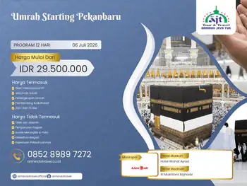 Umrah Reguler Januari 2027 - 11 Januari 2027