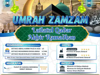 Umrah Zam Zam Akhir Ramadhan 1446 H