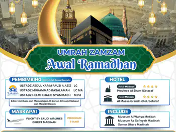 Umrah Zam Zam Awal Ramadhan 1446