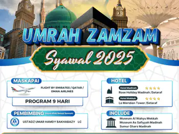 Umrah Zam Zam Syawal 1446 H