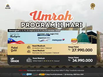 Umroh 03 Oktober 2026 11 Hari By Mh - 03 Oktober 2026