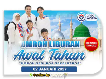 Umroh Awal Tahun "Sesurga Sekeluarga" Madinah Dahulu