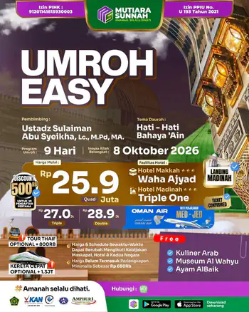 Umroh Easy 08 Oktober 2026