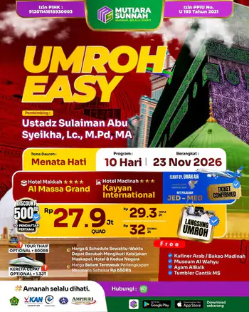 Umroh Easy 23 November 2026