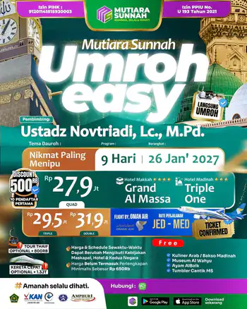 Umroh Easy 26 Januari 2027