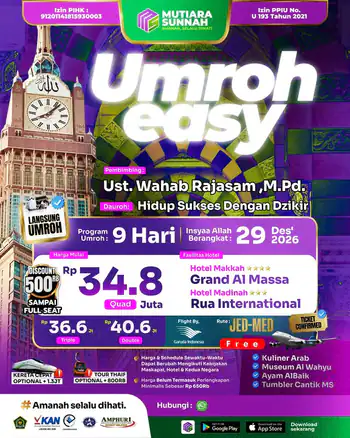 Umroh Easy 29 Desember 2026