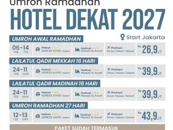 Umroh Full Ramadhan 2027 - 13 Februari 2027