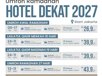 Umroh I'tikaf Madinah Akhir Ramadhan 2027 - 24 Februari 2027