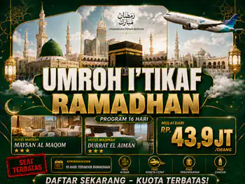 Umroh I'tikaf Ramadhan (28 Februari 2027)