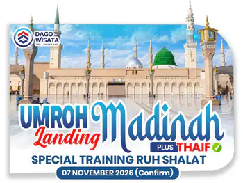 Umroh Landing Madinah Plus Thaif Special Training Ruh Sholat