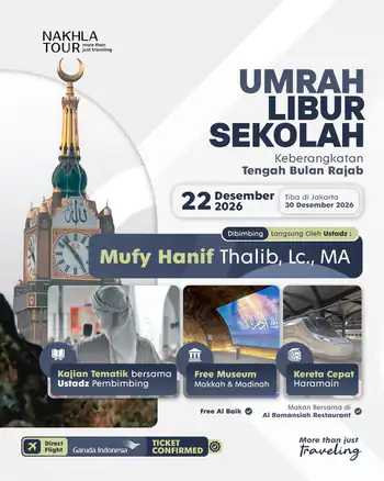 Umroh Liburan Akhir Tahun Sekolah 22 Desember 2026