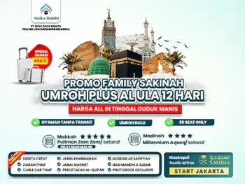 Umroh Plus Al Ula 12 Hari Start Jakarta (Umroh Dulu) (06 Oktober 2026)