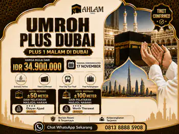 Umroh Plus City Tour Dubai (17 November 2026)