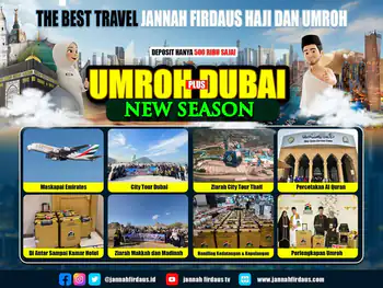 Umroh Plus Dubai 1448h Juni - Desember - 29 September 2026