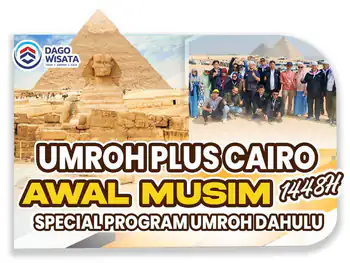 Umroh Plus Mesir Cairo September - Desember 2026