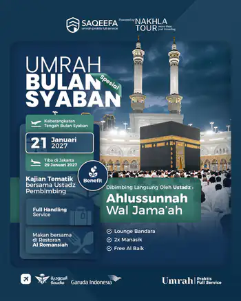 Umroh Saqeefa 21 Januari 2027